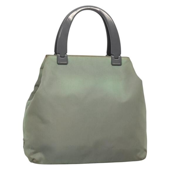 PRADA Hand Bag Nylon Khaki - Picture 1 of 9
